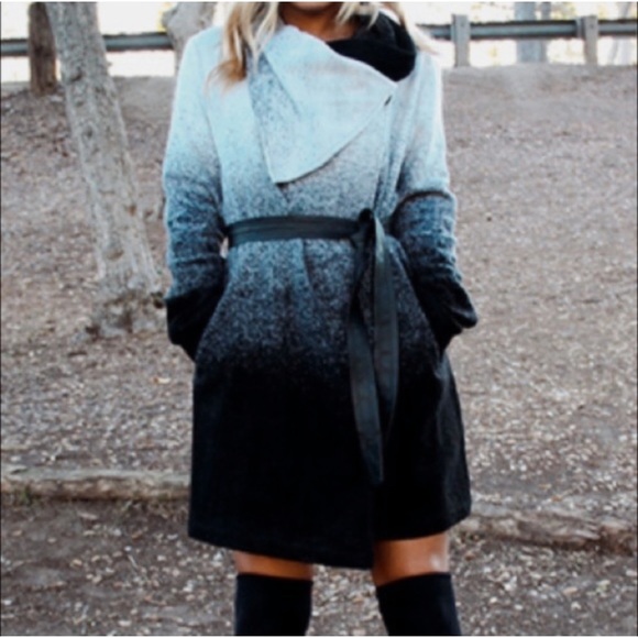 BB Dakota Jackets & Blazers - BB Dakota Ombre wool wrap— Small